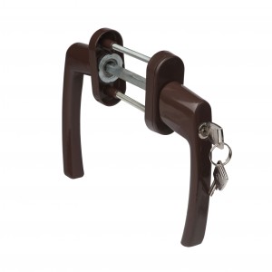 Ручка віконна двостороння з ключем